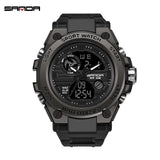 2019 new SANDA men's watch top brand luxury military sports watch men's waterproof S Shock digital watch relogio masculino