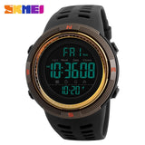 SKMEI Fashion Sport Watch Men Outdoor 5Bar Waterproof Digital Watch Men Chrono Alarm Clock Men's Wristwatches reloj hombre 1251