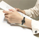 Retro minimalism ladies wrist watches small and exquisite women quartz watch simple woman dress watch with leather band